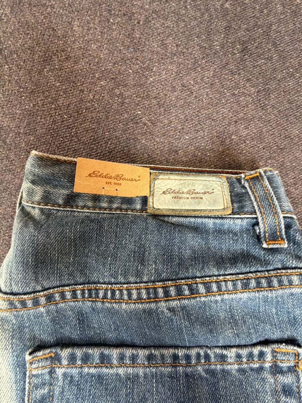 Eddie Bauer Premium Denim Loose Fit Jeans Size 12 Petite